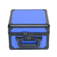 Boîte de rangement pour cartes gradées à 3 rangées, pour cartes de sport, cartes de baseball gradées, avec serrure TSA / serrure à code de qualité supérieure, style populaire