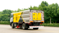Camion de balayeuse de route de vide de rue de Sino HOWO SITRAK haut efficace 240hp pour le nettoyage de route