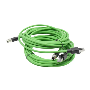 สายเชื่อมต่ออีเธอร์เน็ตแบบ M12 X Code 8 พิน หัวต่อแบบตัวผู้ ต่อกับ RJ45 IP67 หัวต่อกันน้ำสำหรับงานอุตสาหกรรม - Product Image 2