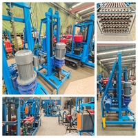 Foreuse électrique de puits d’eau 15kW profondeur 200m diamètre maximal 350mm 220V 380V machine portable de forage pour l’eau