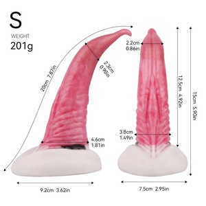 YOCY 12 Inches Big Animal <b>Dildo</b> Realistic Whale Penis Silicone Cock Artificial Animal Penis Female Masturbate Alien Cock <b>Dildo</b> - Product Image 5
