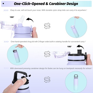 Termo de Acero Inoxidable 304 de Doble Pared con Aislamiento al Vacío, 600 ml, Aislamiento Térmico de 12-24 Horas, Ecológico, con Recubrimiento en Polvo, para Deportes - Product Image 3