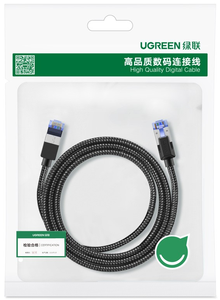 สายเคเบิลอีเทอร์เน็ต <span class=keywords><strong>ugreen</strong></span> NW153 <span class=keywords><strong>Cat</strong></span> <span class=keywords><strong>8</strong></span>ความเร็วสูงถัก40Gbps สายเครือข่าย2000MHz Cat8สายแลนสำหรับงานหนักภายในอาคาร RJ45 - Product Image 6