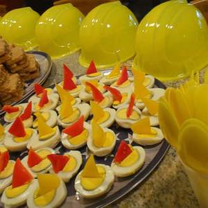 หมวกก่อสร้างหมวกปาร์ตี้ตลกอุปกรณ์ก่อสร้าง - Product Image 4