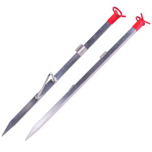 Supporto per Canna da Pesca OEM in Alluminio con Punta per Sabbia, Testa in Plastica, Accessori da Pesca per Pescatori - Product Image 1