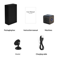 Nouvelle caméra de sécurité domestique sans fil X1 HD 1080p 1MP Mini Cube Wi-Fi avec enregistrement vidéo et photo et stockage sur carte mémoire externe