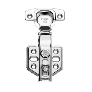 304 Stainless Steel Hydraulic <b>Hinge</b> 2 Mm Thick <b>Soft</b> <b>Closing</b> Full Surface Damping <b>Cabinet</b> Door Furniture <b>Hinge</b> - Product Image 4