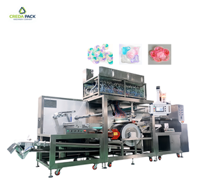 Chine Leading <span class=keywords><strong>Creda</strong></span> Pack électrique multi-chambres 3D forme gousses de lavage haute économie d'énergie Film PVA Machine d'emballage automatique - Product Image 1