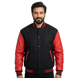 Plus Size <b>Men's</b> New Designs Varsity College Baseball Jacket For <b>Men</b> Wholesale Varsity Jackets Custom Logo Letterman Jackets - Product Image 1