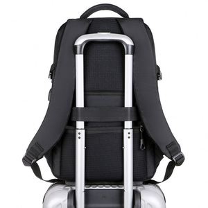 Sac à dos unisexe grande capacité à fermeture enroulable imperméable en tissu Oxford doublure en polyester résistant idéal pour - Product Image 4
