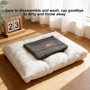 Alfombrillas de Viaje para Mascotas, Resistentes, con Funda Lavable y Extraíble, Gruesas y Cálidas para Todas las Estaciones, para Perros y Gatos de Tamaño Mediano - Product Image 3