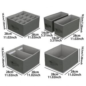 Organizador de Ropa Plegable Colgante de Gran Capacidad, Multicapa, Antipolvo, de Tela No Tejida, Lavable, Estilo Americano - Product Image 3