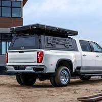 Tente de camping pliable et rétractable en ABS pour benne de camion, haute sécurité, antivol, étanche, avec couvercle de toit