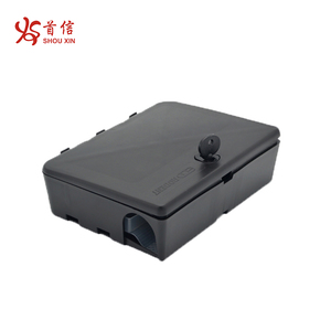 Station d'appât réutilisable pour <span class=keywords><strong>souris</strong></span>, respectueuse de l'environnement, pour extérieur, en ABS, boîte à appât pour rongeurs vivants - Product Image 6