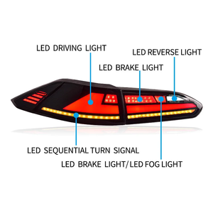 Actualización para <span class=keywords><strong>Toyota</strong></span> Frontlander Corolla <span class=keywords><strong>Cross</strong></span> 2022, Conjunto de Luces Traseras LED Dinámicas Modificadas, Luces de Circulación Diurna DRL - Product Image 2