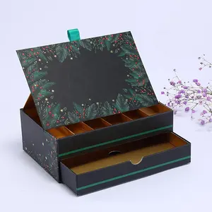 صندوق هدايا فاخر بعلامة تجارية مخصصة يُباع بالجملة لتعبئة العطر في عيد الحب مزود بدرج