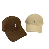 Conception personnalisée 6 panneaux Casquette de sport américain Pur coton 3D Broderie 7 Casquette de baseball Couleur unie Panneau vierge Chapeau