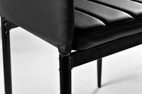 Ensemble de table de salle à manger, 4 pièces, 6 chaise, set de table de salle à manger, 6 sillas, comedor de acer en inox