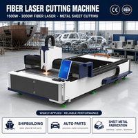 Machine de découpe laser à fibre pour acier inoxydable et aluminium 1500W 3000W, découpeuse laser CNC pour tôles, garantie 3 ans