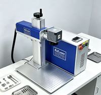 Machine de marquage laser UV CNC haute précision HJZ avec mise au point automatique et refroidissement par eau, compatible DWG/DST pour bouteilles en verre, pierres et plaques signalétiques