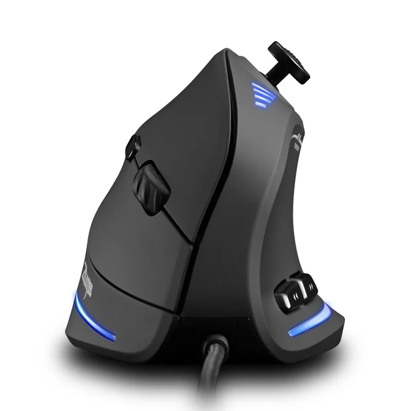 C-18 Top Seller 11 Buttons Programing Adjustable DPI Wired Vertical Gaming Mouse With Joystick