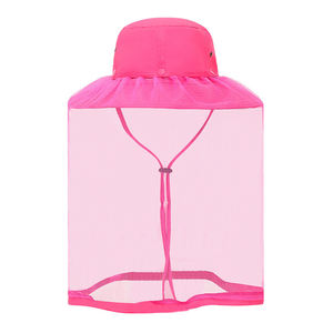 Vente en gros Chapeau <span class=keywords><strong>de</strong></span> pêche unisexe à 360 degrés avec moustiquaire à l'ombre Casquette <span class=keywords><strong>de</strong></span> trekking respirante brodée avec logo personnalisé - Product Image 4