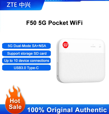 ZTE F50 5G Pocket Ufi 5G Wireless WIFI Routers Sub-6 SA/NSA| Alibaba.com