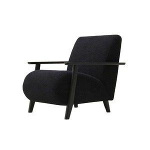 Moderne Petit Teddy Sherpa Boucle <span class=keywords><strong>Fauteuil</strong></span> Lounge Blanc Crème Gris Ivoire 1 Siège <span class=keywords><strong>Fauteuil</strong></span> Canapé Simple - Product Image 2