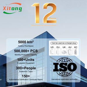 كابل شحن فائق السرعة 2 في 3 بقوة 100 واط، مجدول من النايلون، متعدد المنافذ USB-C ومايكرو و8 دبابيس، لشواحن الهواتف المحمولة في الاتحاد الأوروبي/المملكة المتحدة/الولايات المتحدة/أستراليا - Product Image 4