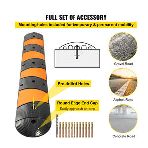 रबर बम्प रिड्यूसर स्पीड ब्रेकर स्पीड ब्रेकर स्पीड रिड्यूसर कुशन शॉक बेल्ट - Product Image 3