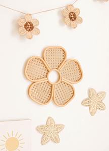 Nouvelle Idée Fait à la Main Rotin Rose Forme - Product Image 3