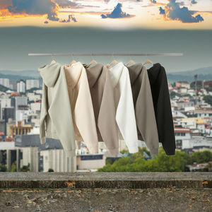 เสื้อฮู้ดดี้ผู้ชายทรงโอเวอร์ไซส์ ผ้าเฟรนช์เทอร์รี่คุณภาพสูง 500gsm ผ้าฝ้าย 100% ล้างสีพิมพ์ลาย ปักลาย 3 มิติ แบบกำหนดเอง ODM สำหรับฤดูใบไม้ผลิ - Product Image 3