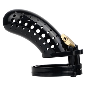 Jaula de Castidad Masculina para Adultos, Anillo para Pene de Resina, Anillos para Pene, Bloqueo Uretral Erótico, Juguetes Sexuales BDSM para Hombres - Product Image 4