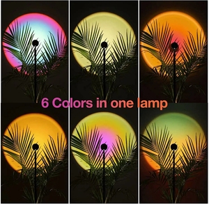 Nuovo prodotto RGB luci <span class=keywords><strong>sole</strong></span> luce del <span class=keywords><strong>sole</strong></span> Sunrise lampada 10w 360 gradi atmosfera luce del <span class=keywords><strong>tramonto</strong></span> proiettore luci Led per camera da letto - Product Image 5