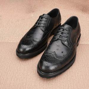 Nuevos Zapatos Formales de Negocios Hechos a Mano para Hombre, Zapatos de Cuero de Alta Calidad Estilo Italiano, Aumentan la Estatura, Impermeables - Product Image 5