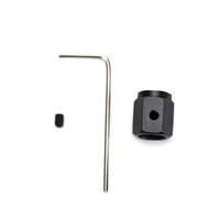 Capuchons de tige de valve de pneu, 2 pièces, avec vis de verrouillage et clé hexagonale