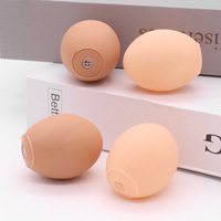 Juguetes Masticables para Perros y Gatos, Duraderos y Ecológicos, de Vinilo PVC, Simulación de Huevos, 4x5cm, Resistentes a Mordidas, Autoajustables, Alivian el Estrés