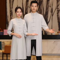Classique Royal Tea House Uniforme Robe Restaurants Manteau Hôtel Serveur Serveuse Uniforme