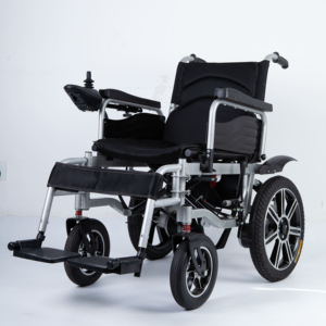 Silla de Ruedas Eléctrica Plegable y Compacta <span class=keywords><strong>para</strong></span> Personas Mayores con Asiento Cómodo, Motor Dual y Batería de Larga Duración - Product Image 1