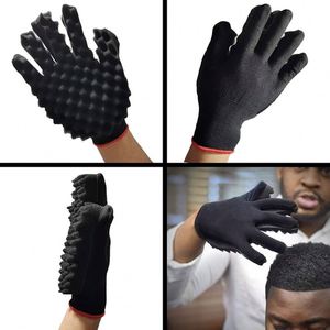 Guantes de Esponja Mágica Personalizados al por Mayor para Rizos y Ondas, Cepillo de Una Cara para Cabello Afro para Hombres Negros - Product Image 4