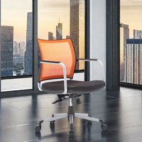 Chaise de bureau ergonomique confortable en maille GS-1770, chaise de travail, chaise de bureau à domicile, appui-tête réglable, pivotante industrielle en plastique, contemporaine