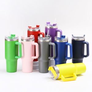 Vaso Aislado al Vacío de Doble Capa de Acero Inoxidable con Diseño Moderno, Asa Simple y Color Puro para Compradores de Alimentos - para Bebidas Frías y Calientes - Product Image 1