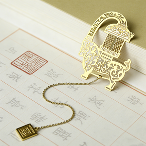 Vente directe d'usine de marque-pages en laiton ajourés, marque-pages Cheval de guerre, cadeaux simples personnalisés avec photos - Product Image 2