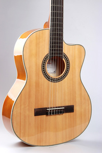 OEM Cutaway <span class=keywords><strong>chitarra</strong></span> <span class=keywords><strong>classica</strong></span> <span class=keywords><strong>4</strong></span>/<span class=keywords><strong>4</strong></span> 39 pollici abete agahis a buon mercato all'ingrosso cina produttore professionale - Product Image 4