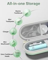 Étui de transport antichoc en polyuréthane pour brosse à dents, sac de rangement résistant à l'usure, organisateur d'accessoires de voyage