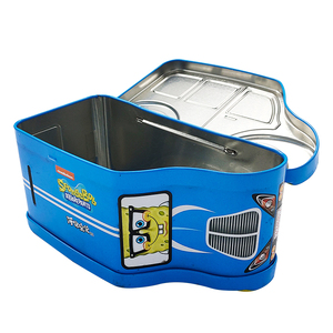 Hucha de juguete personalizada de <span class=keywords><strong>Bob</strong></span> <span class=keywords><strong>Esponja</strong></span> de Longsheng, de hojalata ecológica, con forma irregular, certificada ISO9001 - Product Image 2
