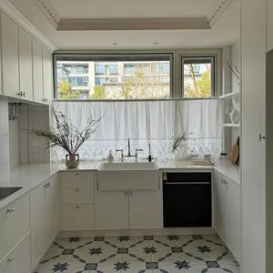 Custom moderno stile americano antico in legno massello di lusso luce armadio <span class=keywords><strong>cucina</strong></span> casa di alta qualità - Product Image 3