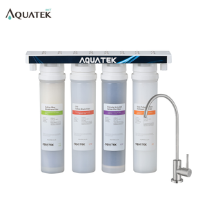 Système de filtration d'eau en plastique pour la maison, purificateur d'eau potable AQ-004, installation facile, détection de fuite d'eau - Product Image 1