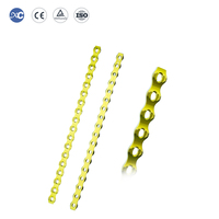 Plaque de blocage vétérinaire XC Medico Orthopédie 4.0mm ALPS, implant vétérinaire, système ALPS, plaques osseuses vétérinaires, fixation avancée