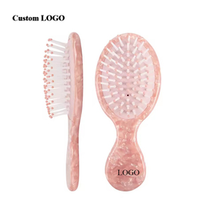 Logo personalizzato piccolo districante spazzola per capelli bagnato/asciutto stile pettine per bambini uso domestico viaggio spazzola per capelli regalo perfetto - Product Image 1